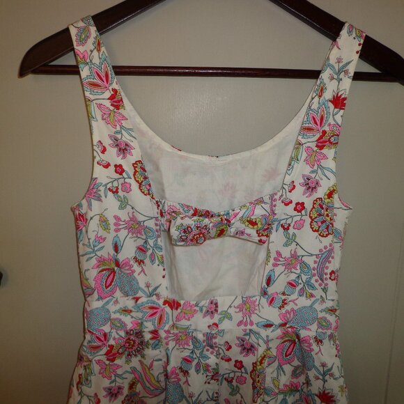 NWOT Jack Willis Fabulously British Lined Mini Sundress US 4 Floral Zip Closure - Picture 5 of 16